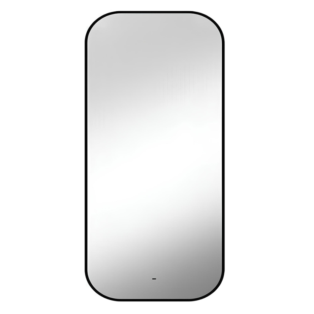 Зеркало Art&max Siena AM-Sie-600-1000-DS-F с подсветкой, черное