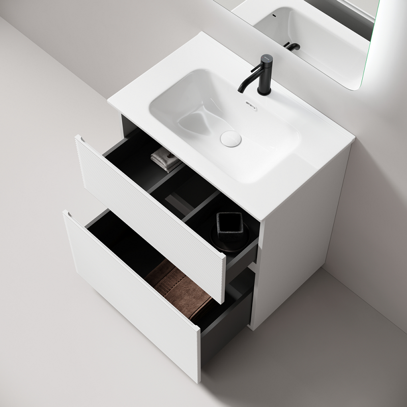 Тумба под раковину Sancos Folk Floor 70 FL70FW напольная, Bianco