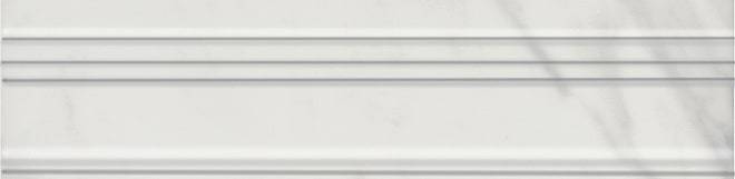 Бордюр Багет Алькала белый глянцевый 20x5x1,9, 1, шт