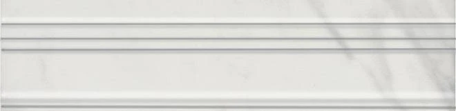 Бордюр Багет Алькала белый глянцевый 20x5x1,9, 1, шт