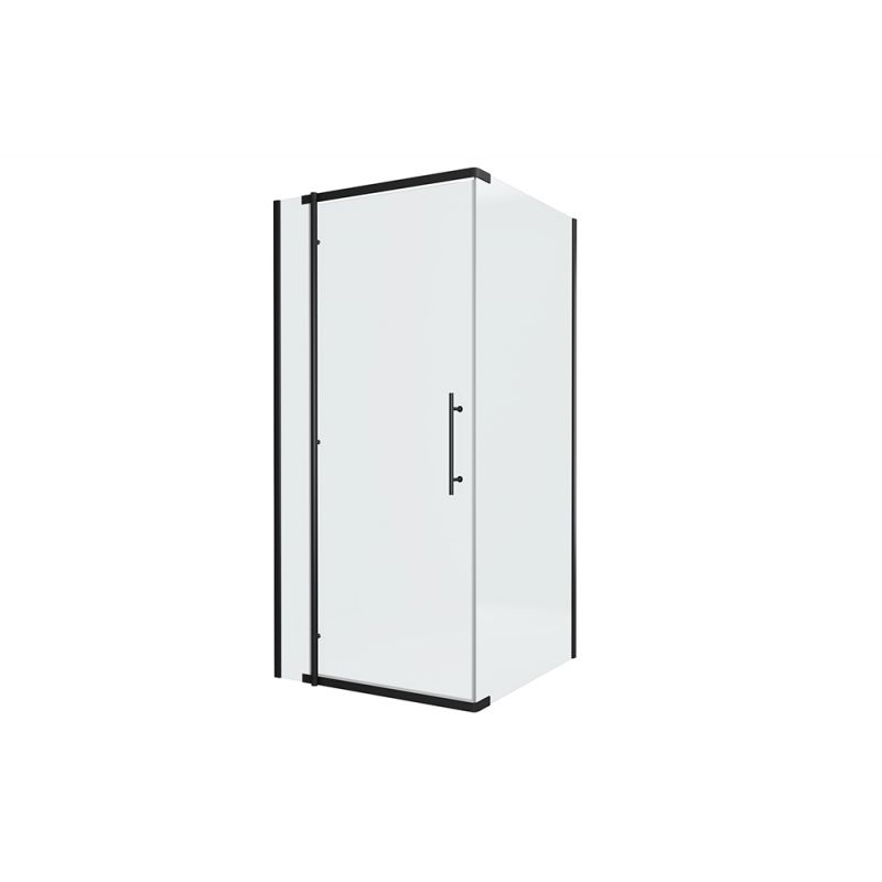 Душевой уголок Bravat Blackline 90x90см BS090.3113A профиль черный, стекло прозрачное