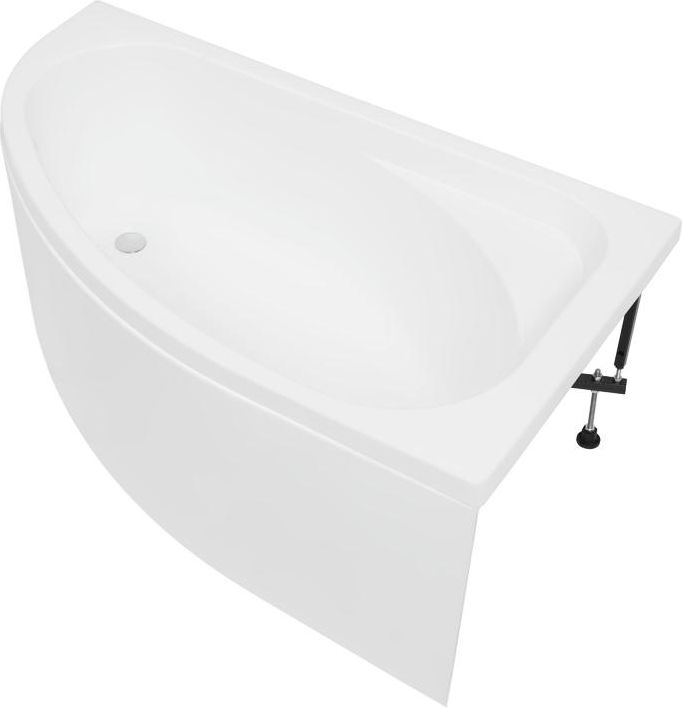 Акриловая ванна Aquanet Mia 140x80 R 00246887 белая глянцевая