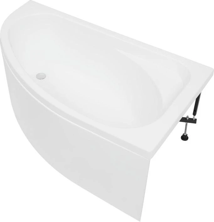 Акриловая ванна Aquanet Mia 140x80 R 00246887 белая глянцевая
