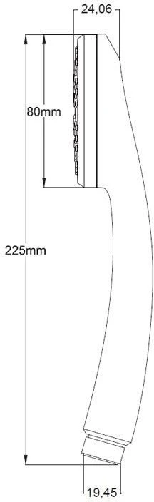 Душевая лейка Aquanet КН12800СР