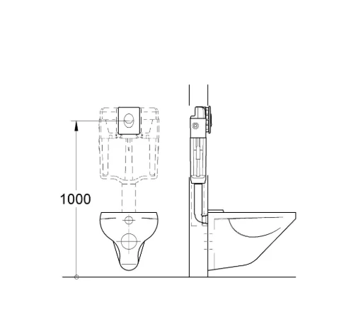 Кнопка смыва Grohe Skate Air 38505GL0 золотая глянцевая
