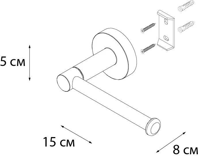 Держатель туалетной бумаги Fixsen Comfort Gold FX-87010A золото сатин
