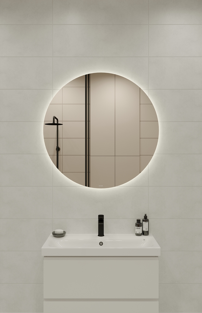 Зеркало Cersanit ECLIPSE smart 90x90 с подсветкой круглое 64144