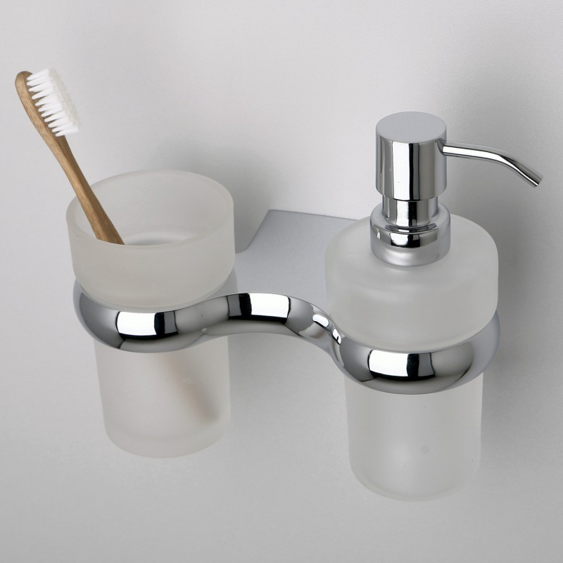 Дозатор Wasserkraft Berkel K-6889 со стаканом, хром