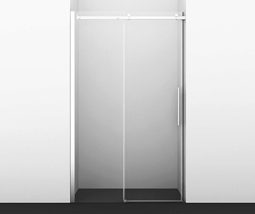 Душевая дверь в нишу Wasserkraft Alme 130см 15R30 профиль хром, стекло прозрачное