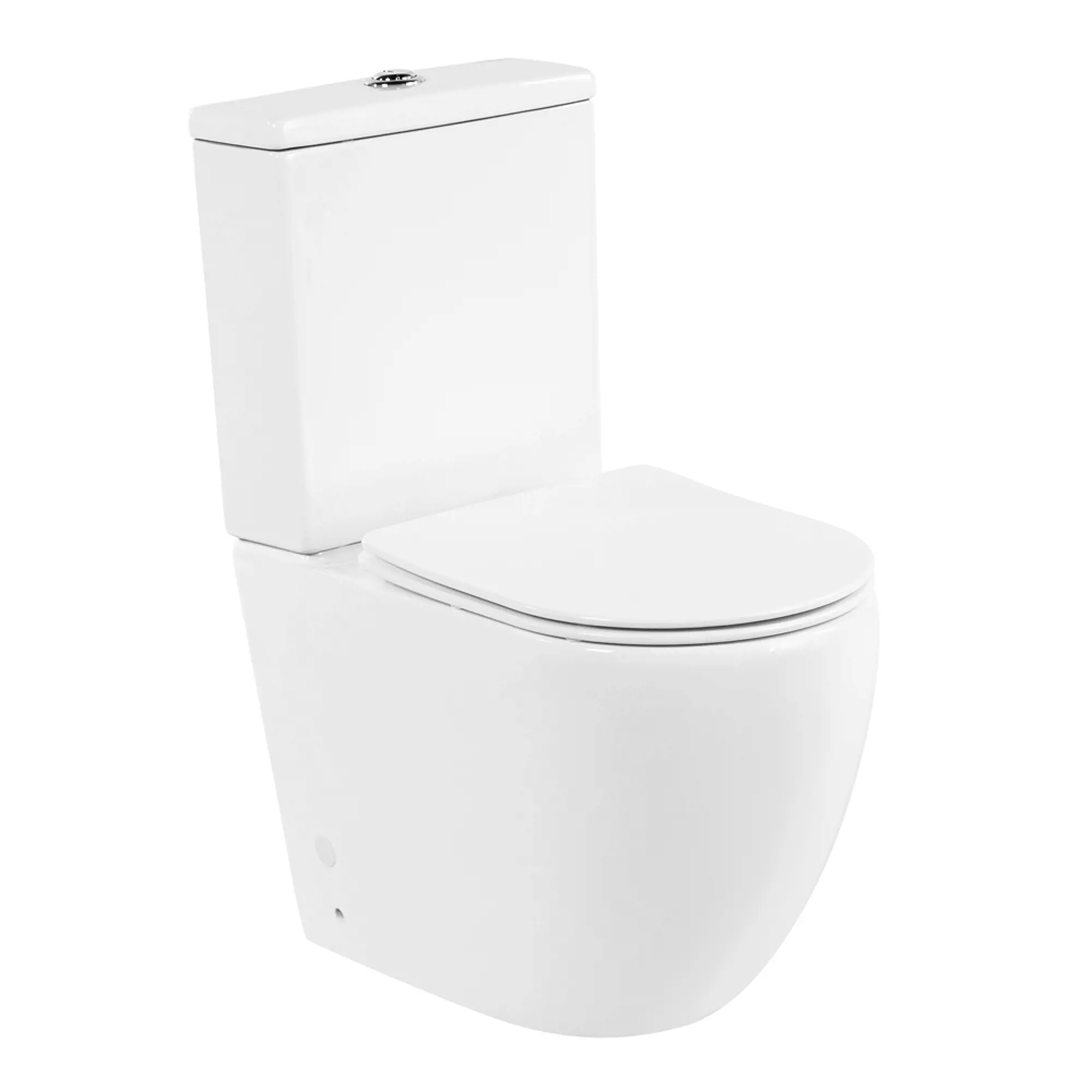 Унитаз-компакт BelBagno Amanda BB051CPR с бачком BB051T и крышкой-сиденьем BB051SC белый глянец