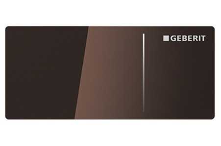 Кнопка смыва Geberit Omega 70 115.084.SQ.1 коричневая глянцевая