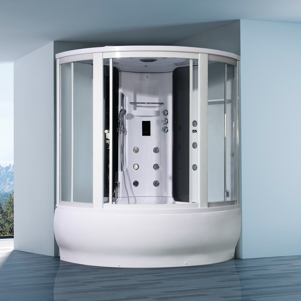 Душевая кабина Orans 150х150см OLS-SR9907 профиль белый, стекло прозрачное