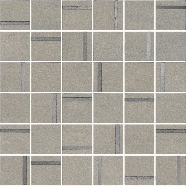 Декор Гварди 2 мозаичный серый светлый матовый обрезной 30x30x0,9, 1, шт