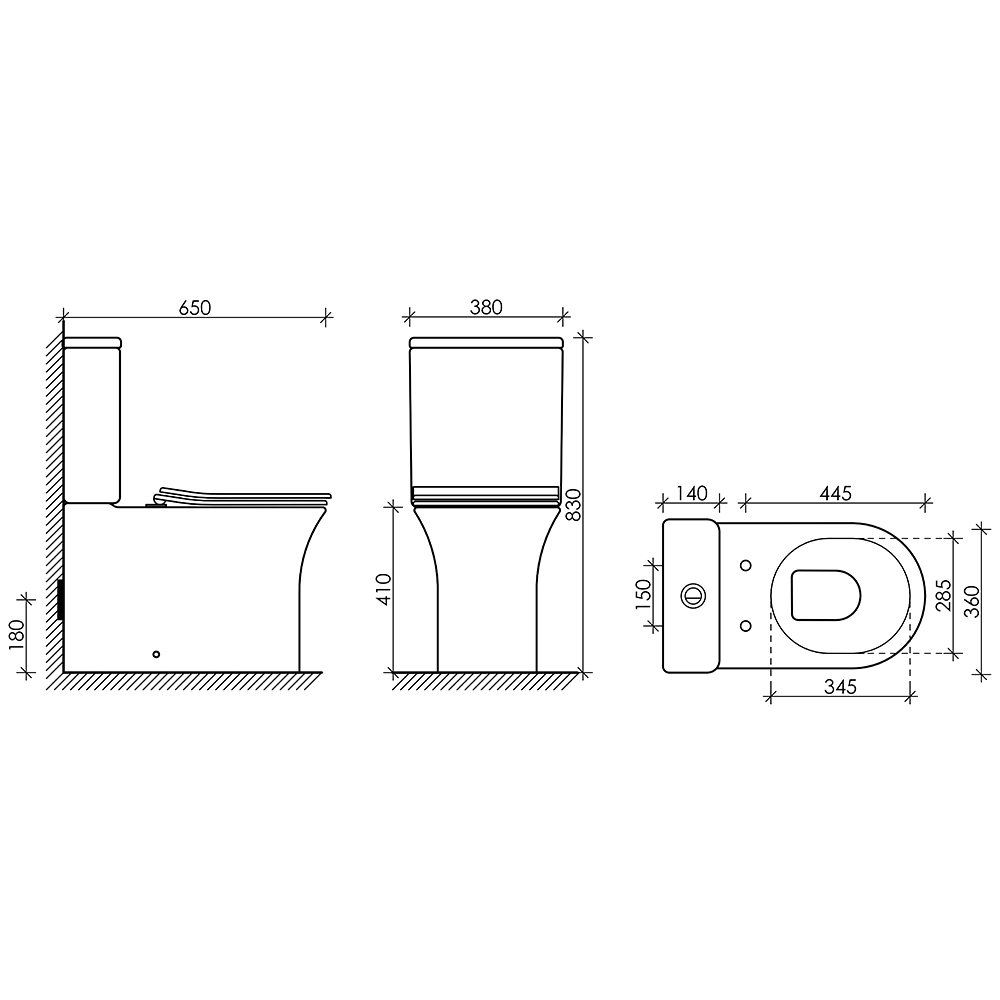 Бачок для унитаза Ceramica Nova Star CN1904-T