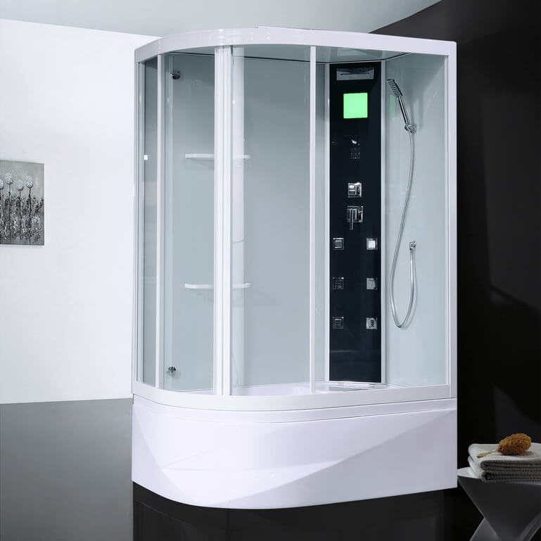 Душевая кабина Orans 130х90см SR-86155 R профиль белый