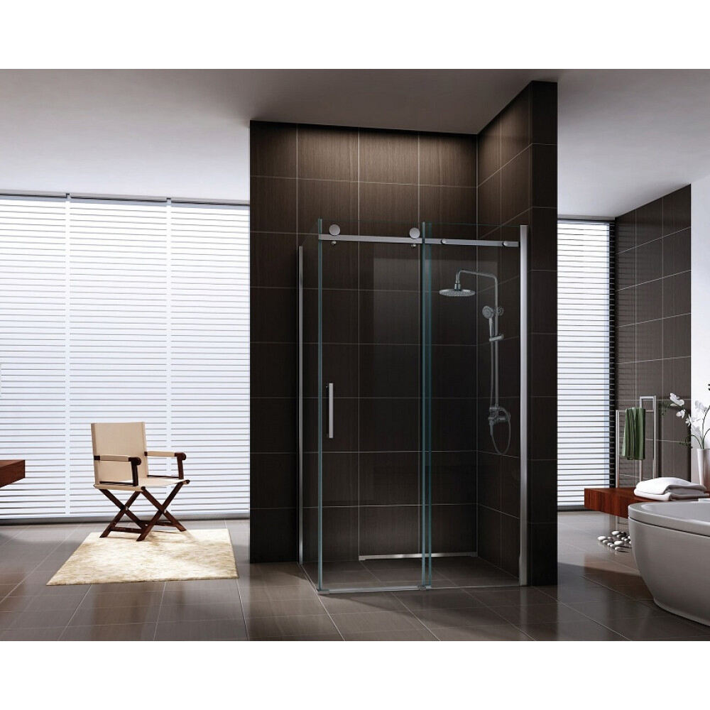 Душевой уголок Berges Gelios 120x80см 061001 профиль хром, стекло прозрачное