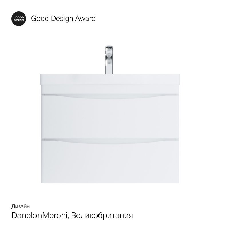 Тумба с раковиной AM.PM Like 80 белый глянец Тумба с раковиной AM.PM Like 80 белый глянец