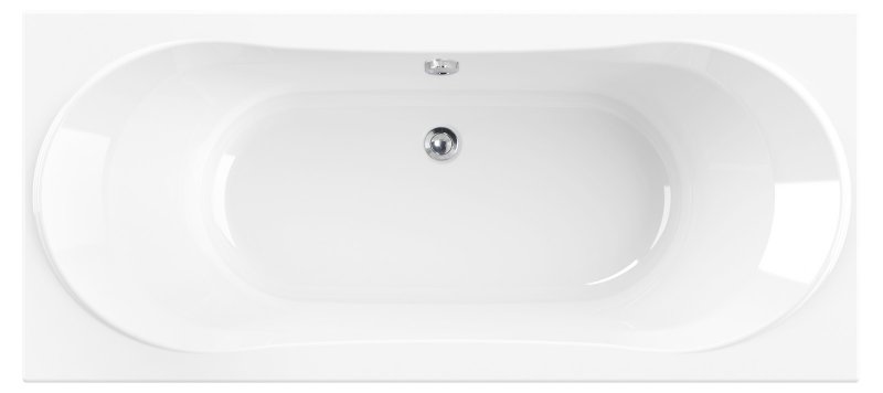 Акриловая ванна Cezares 180x80 APOLLO-180-80-49 белая глянцевая