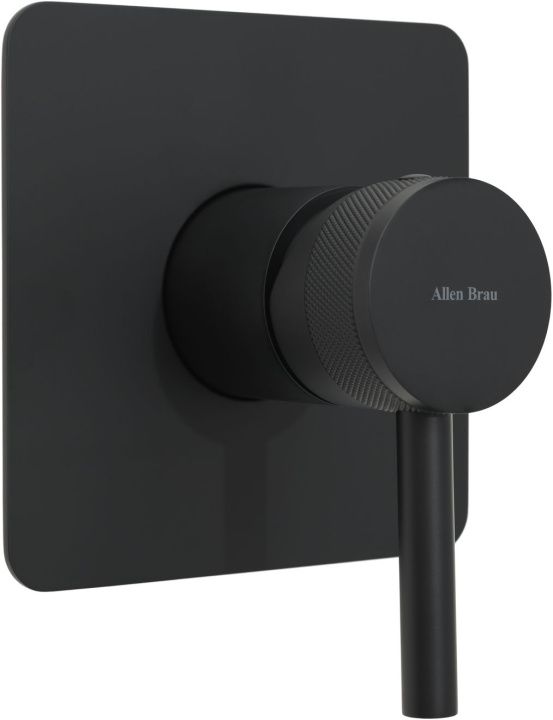 Смеситель встраиваемый для душа Allen Brau Priority X1 5.31012-31 черный матовый