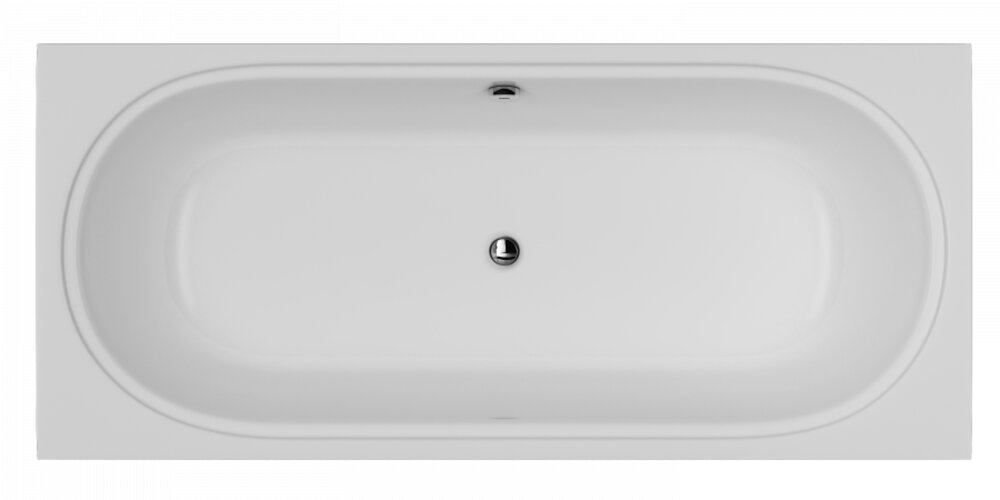 Акриловая ванна AM.PM Bliss L 180x80 W53A-180-080W-ARB белая глянцевая