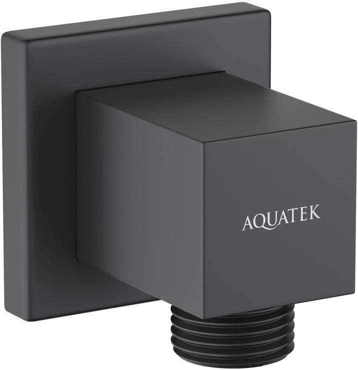 Шланговое подключение для душа Aquatek AQ2458MB черный матовый