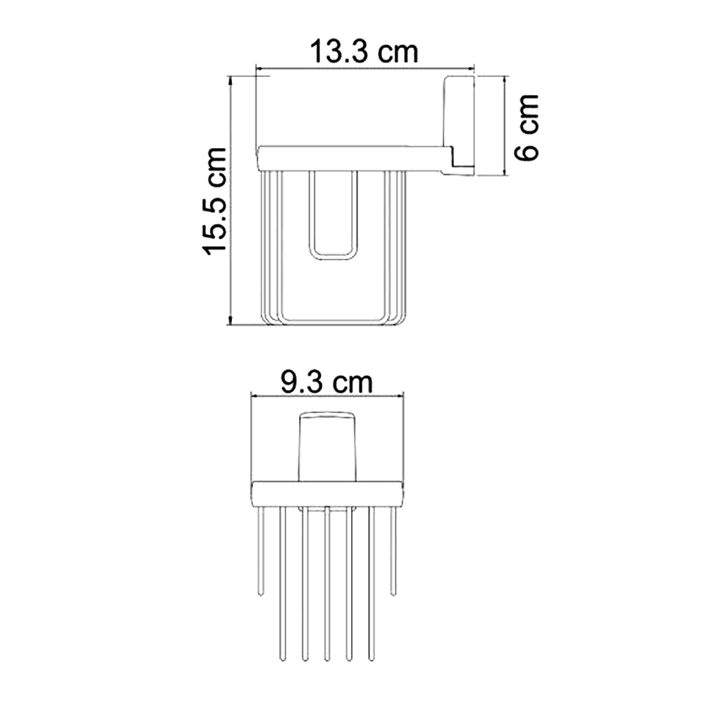 Держатель освежителя воздуха Wasserkraft Exter K-5245 бронзовый