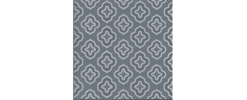 Декор Агуста 2 синий матовый 9,8x9,8x0,7, 1, шт