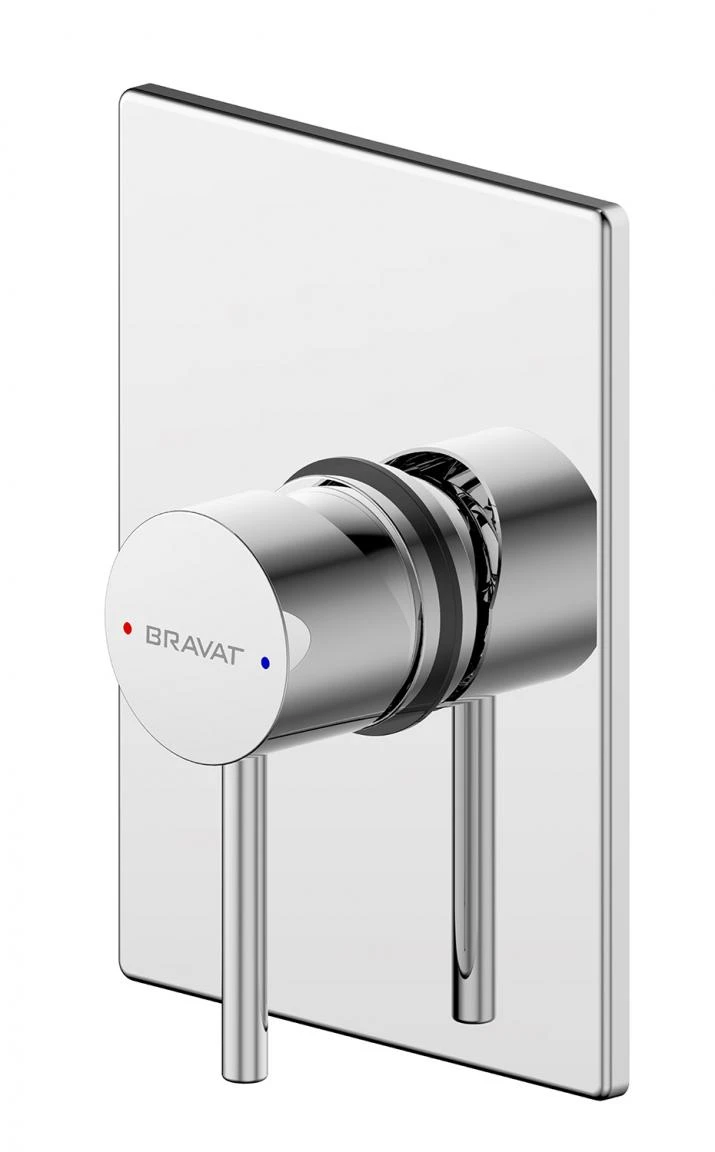 Смеситель встраиваемый для душа Bravat Arc PB86061C-A-ENG хром