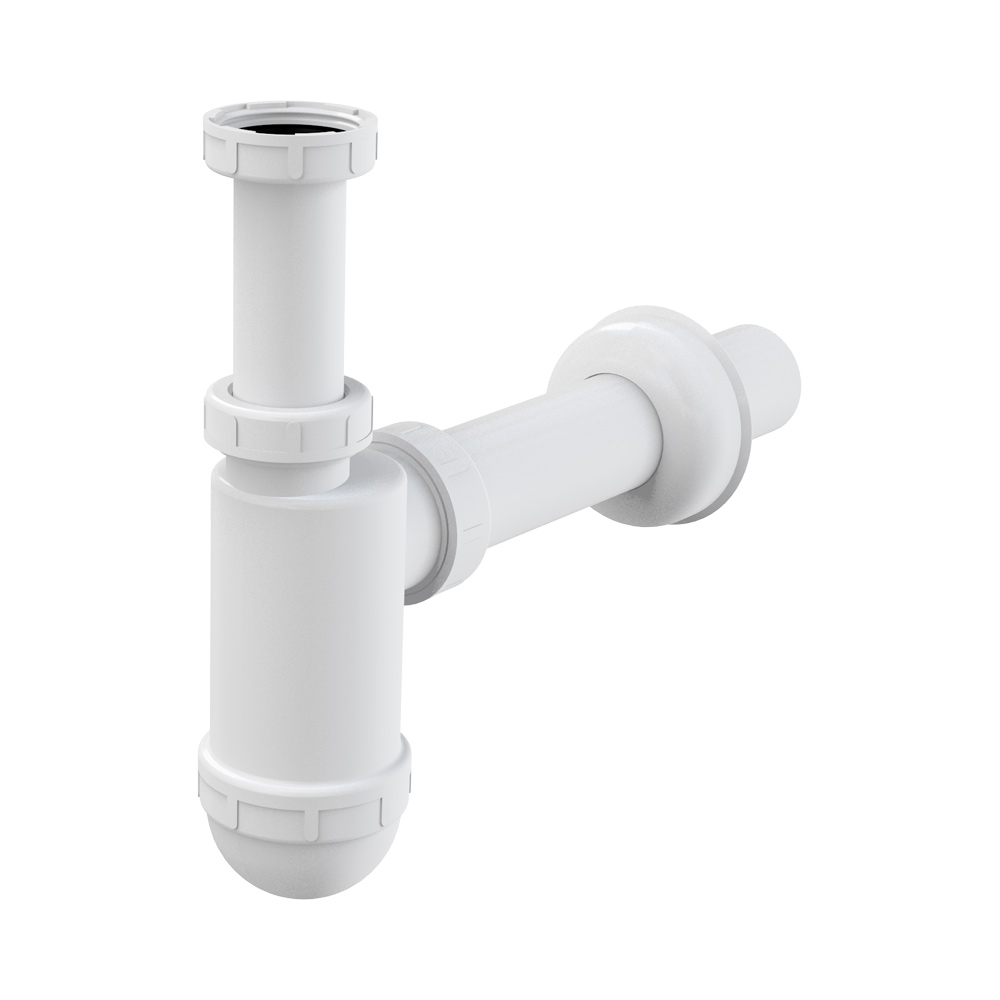 Сифон для раковины Alcaplast A43, DN=40 мм, c накидной гайкой 5/4"