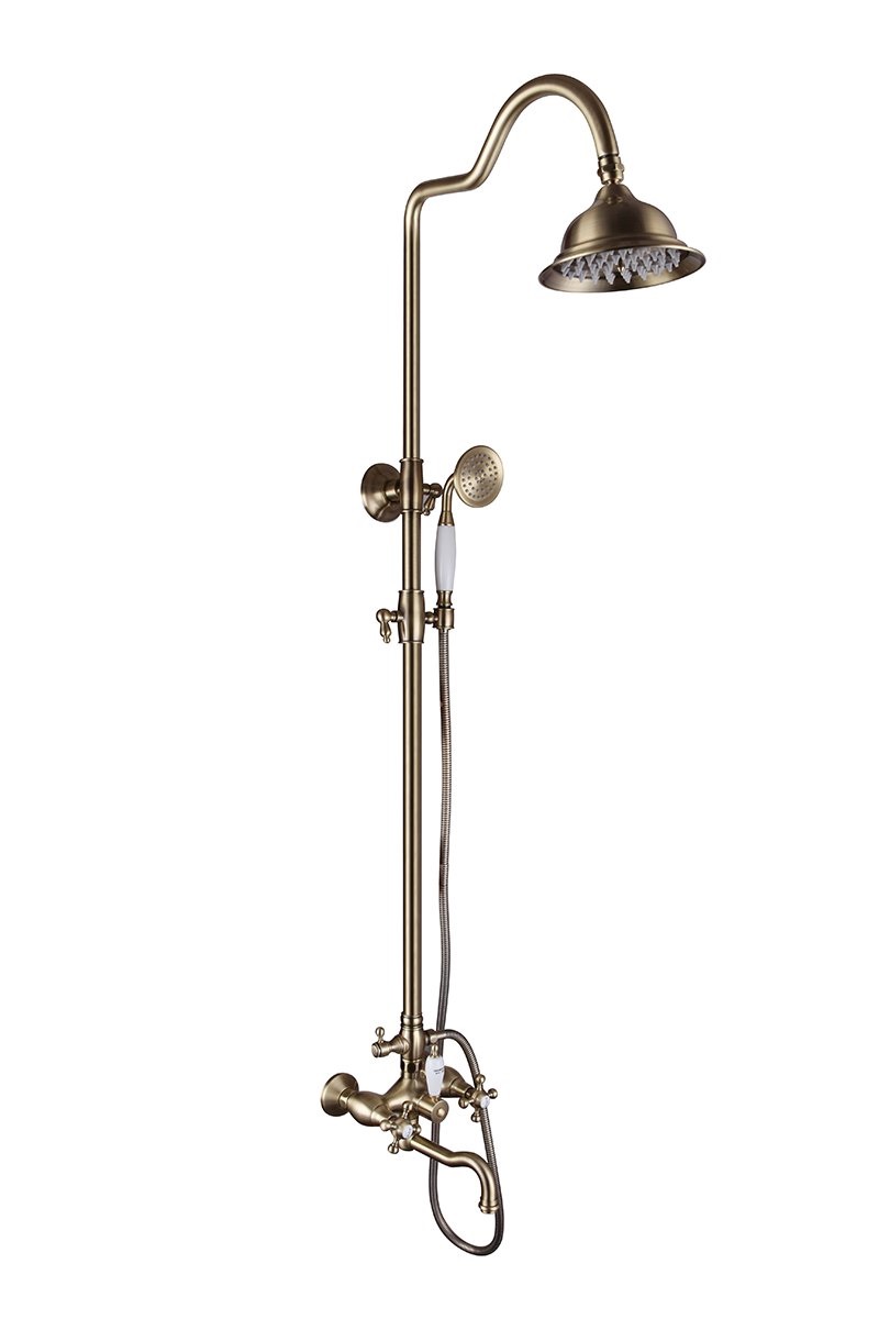 Душевая стойка Timo Nelson SX-1291/02 антик, бронза