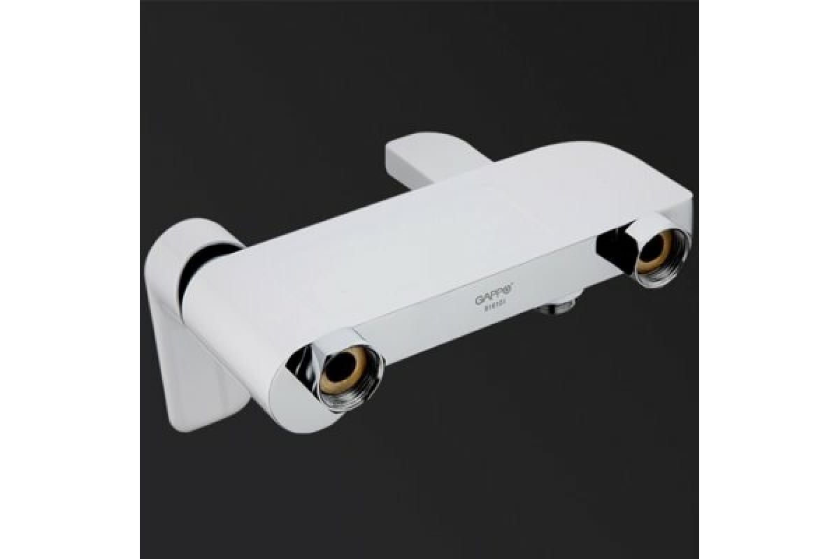 Смеситель для ванны с душем Gappo G3248 белый / хром
