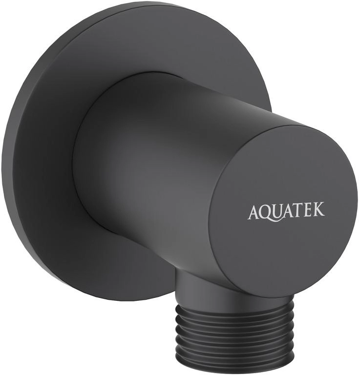 Шланговое подключение для душа Aquatek AQ2456MB черный матовый