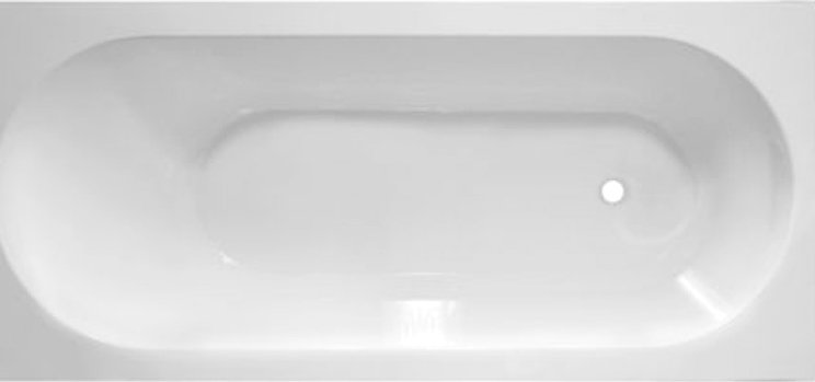 Ванна из искусственного камня Эстет Честер 170x75 ФР-00000692 белая глянцевая