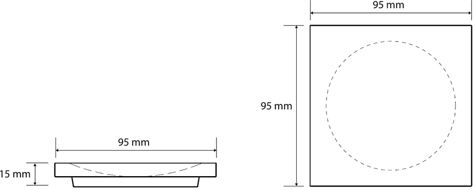 Мыльница Bemeta Gamma 145608310 черная матовая