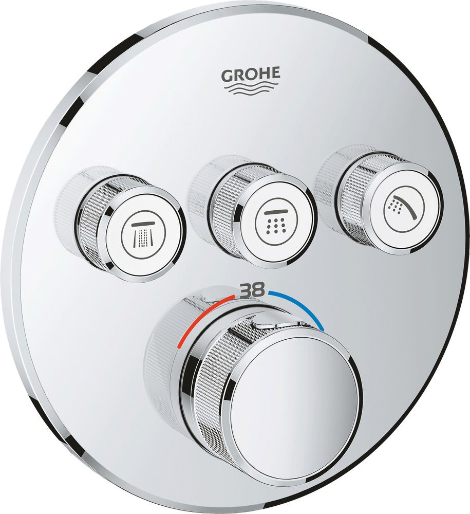 Термостатический смеситель Grohe Grohtherm SmartControl 29121000 для душа, хром