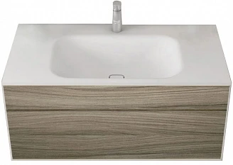 Тумба под раковину Cezares TITAN-I-800/530-1C-DRW темное дерево