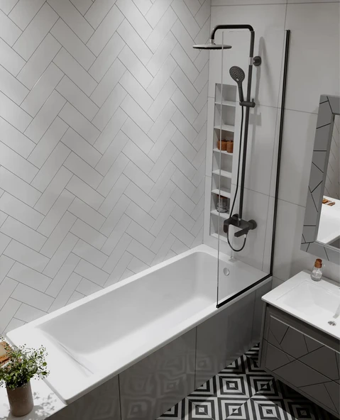 Ванна из искусственного камня GreenStone Arianna 180х80 с регулируемыми ножками