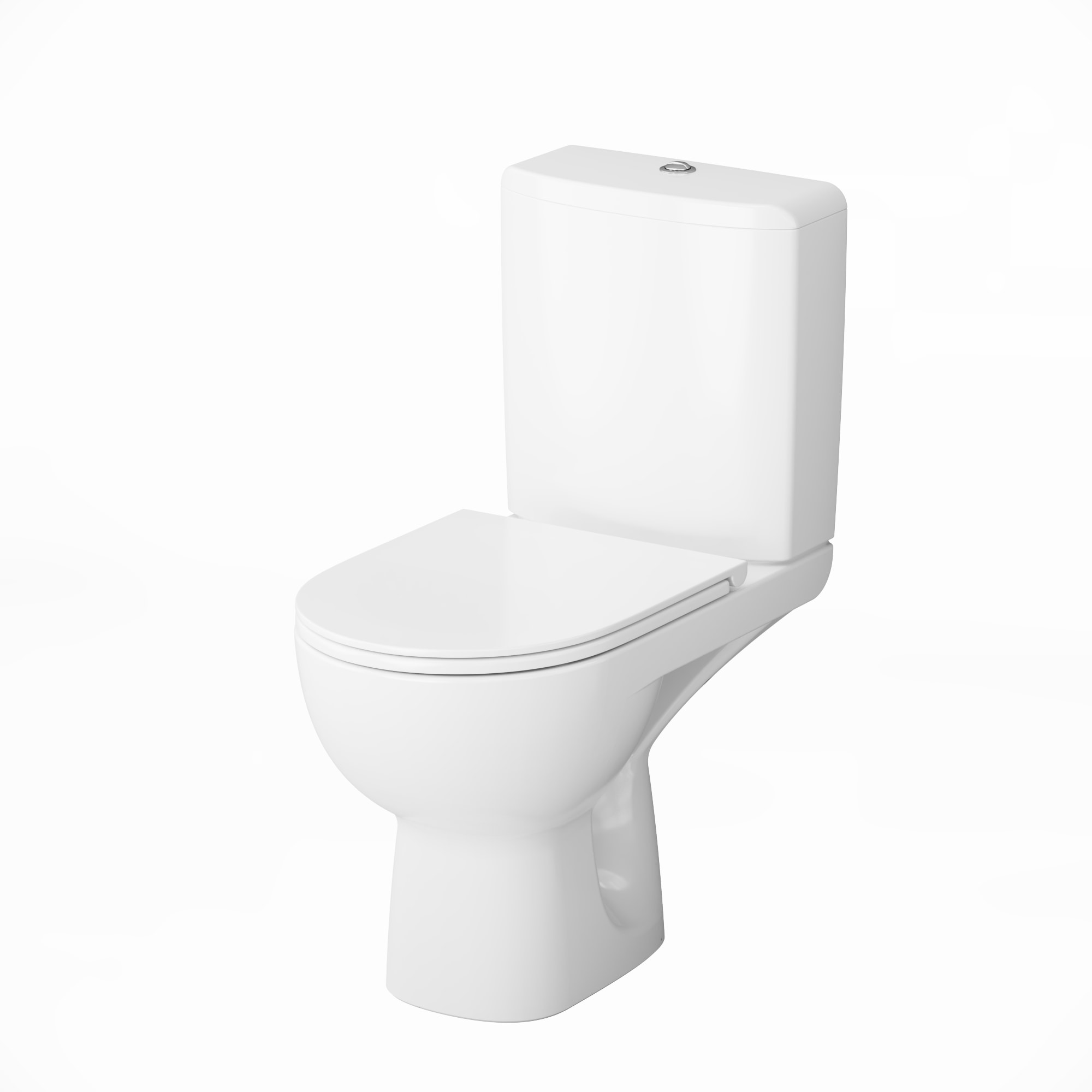 Унитаз-компакт AM.PM Gem C908607SC белый глянец
