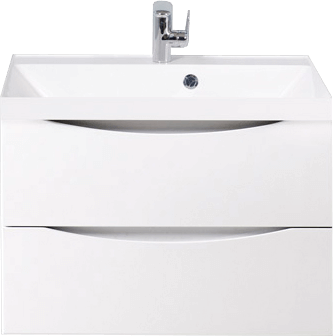 Тумба под раковину BelBagno Marino 70 MARINO-CER-700-2C-SO-BL-P белая глянцева