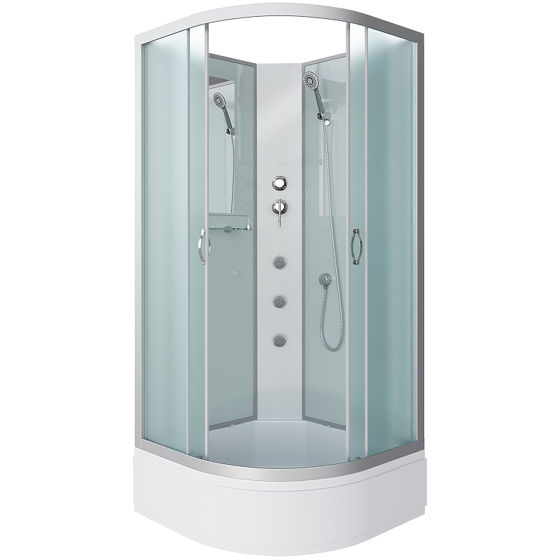 Душевая кабина Niagara Classic 90x90см NG-3301 профиль серебро