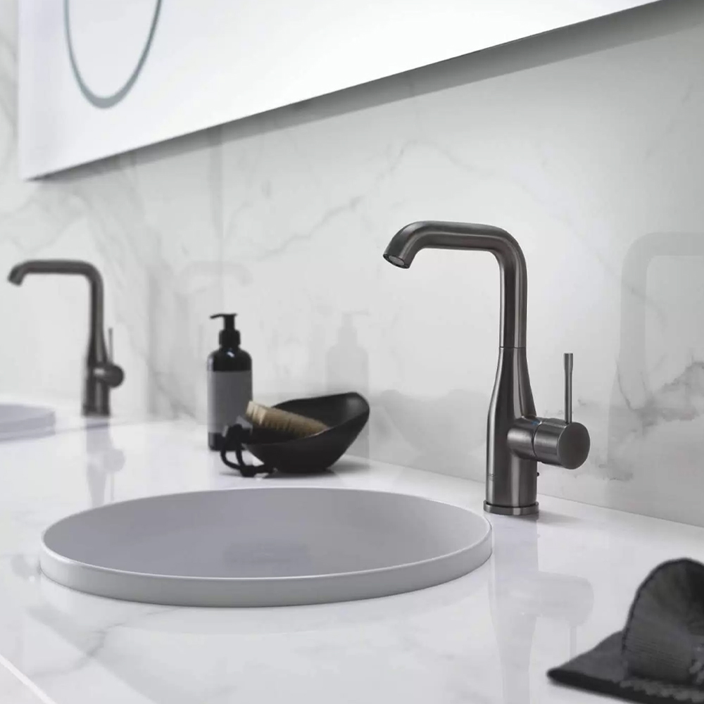 Смеситель для раковины Grohe Essence New 23462AL1 графит матовый