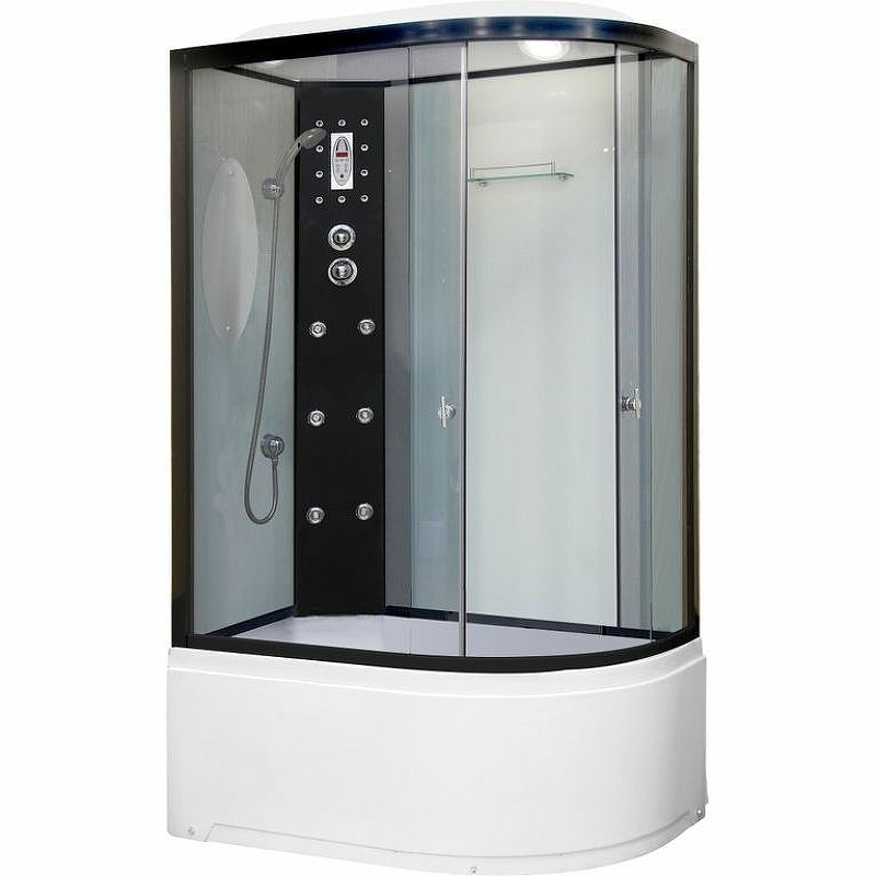 Душевая кабина Niagara Ultra 120х80см NG-1910 L профиль черный