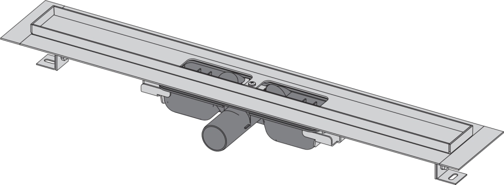 Душевой лоток AlcaPlast APZ101 650 с опорами, хром