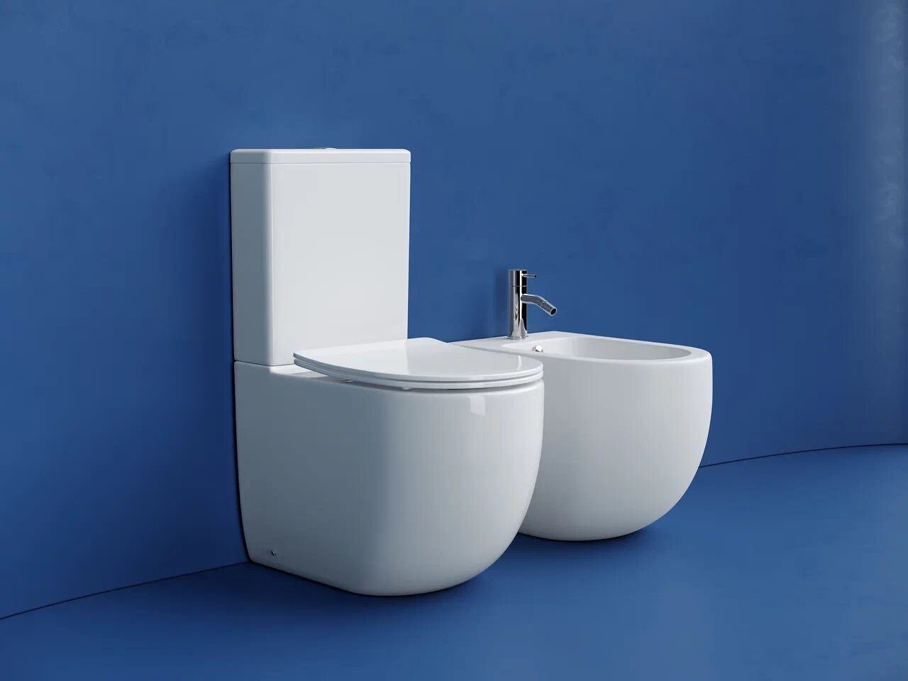 Унитаз-компакт Ceramica Nova Metropol CN4001T белый глянцевый