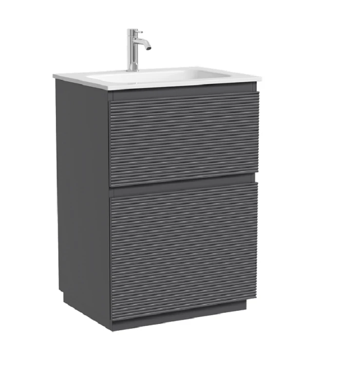 Тумба под раковину Sancos Folk Floor 60 FL60FGS напольная, Grey soft
