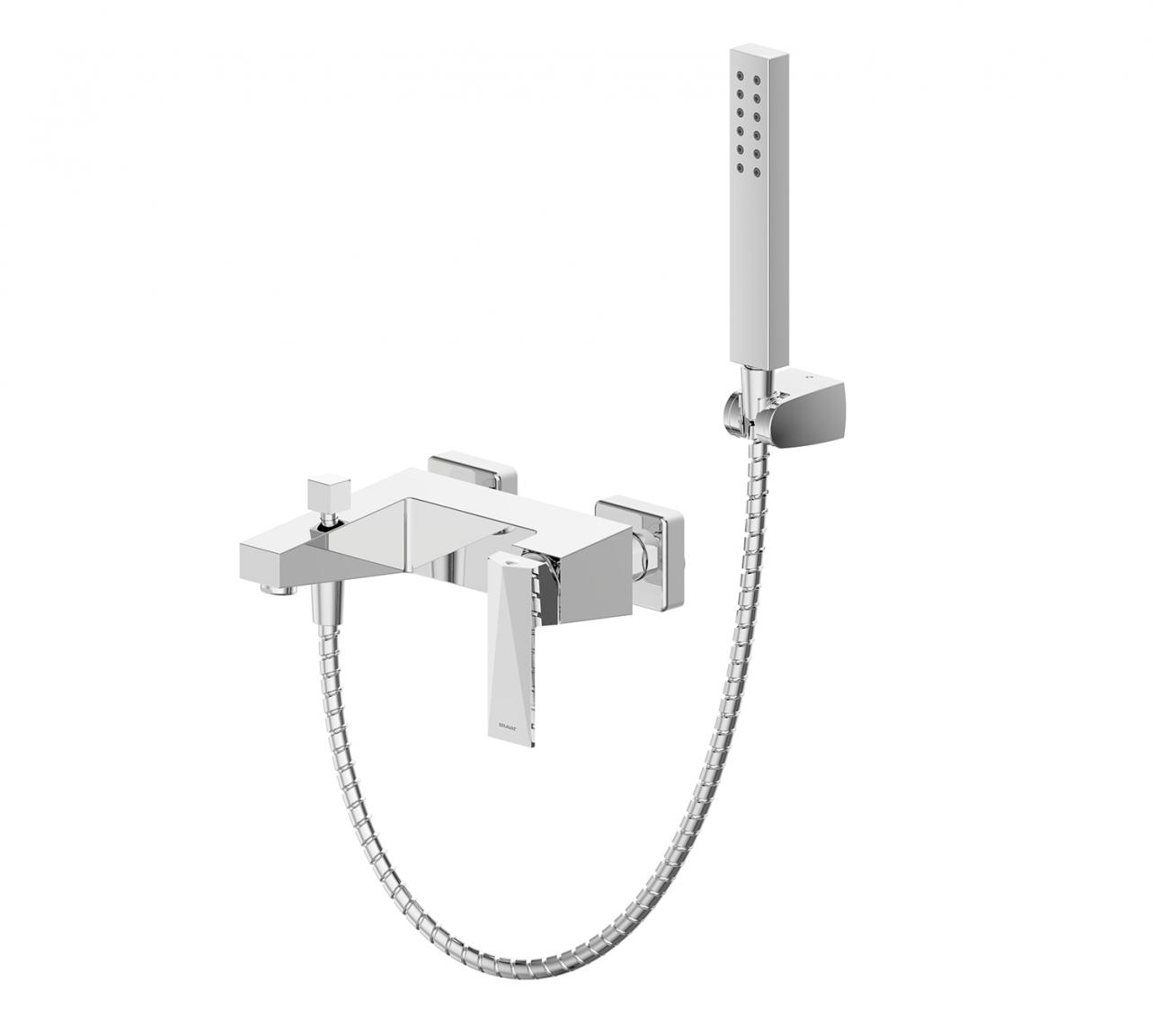 Смеситель для ванны с душем Bravat Iceberg F676110C-B-RUS хром