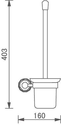 Ершик Aquanet 4688 золото