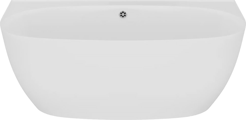 Ванна из искусственного камня Астра-Форм Атрия 170x85 пристенная, белая глянцевая
