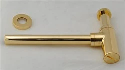Сифон для раковины Remer RR 958 L 1 1/4 мет Золото