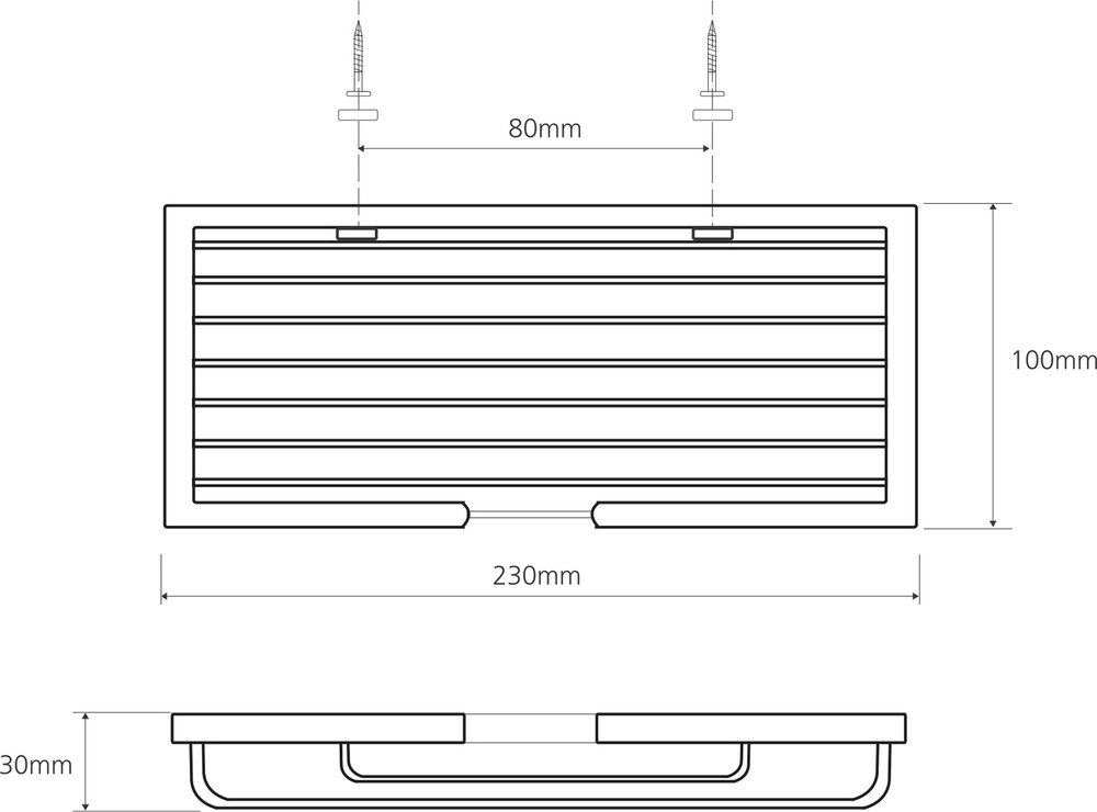 Полка Bemeta Cytro 102308072 хром